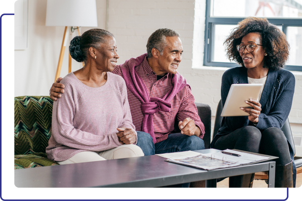 discussing insurance options